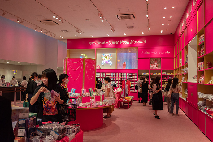 sailor moon museum shop cafe