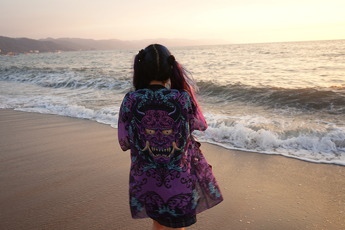 looking out at sunset puerto vallarta mexico vacation