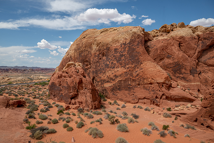 valley of fire hiking trails views