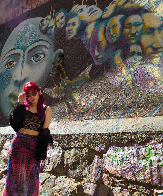 travel fashion influencers tiktok valparaiso chile murals