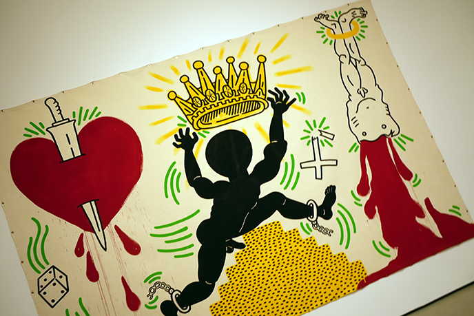 pop culture art keith haring 80s 90s dancing figures