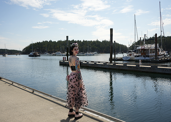 gabriola island dock silva bay bc boats