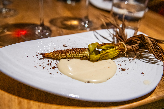 barolo baby corn dish menu food mexico city fine dining