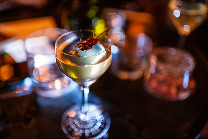 mexican cricket Chapulines martini cocktail brujas 