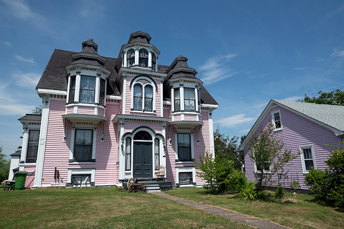 birthday cake pink house lunenberg nova scotia home houses