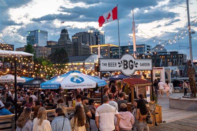 halifax waterfront beer garden pier port dining restaurants bars