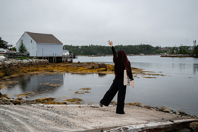 peggy's cove photography spots water harbor