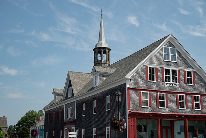 shelburne historic architecture church cox building store