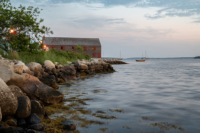 shelburne historic waterfront district fishing boats shacks