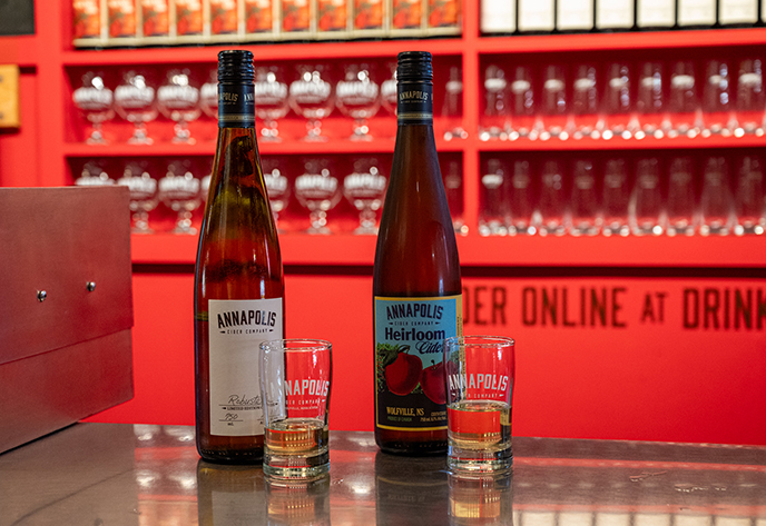 annapolis cider company free samples taste ciders nova scotia wolfville