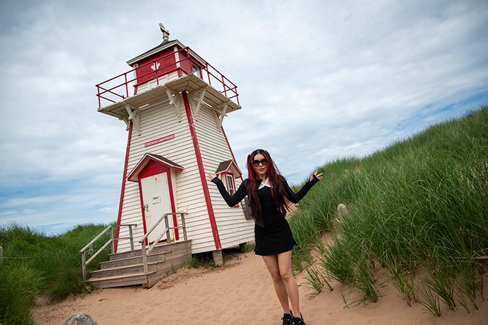 brackley beach lighthouse prince edward island pei