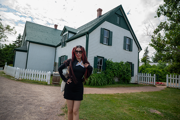 Lucy Maud Montgomery Birthplace green white house