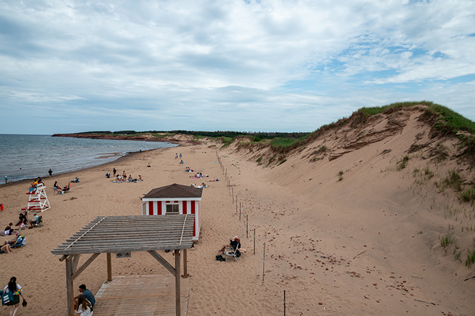 Cavendish Beach, Prince Edward Island National Park sands dunes