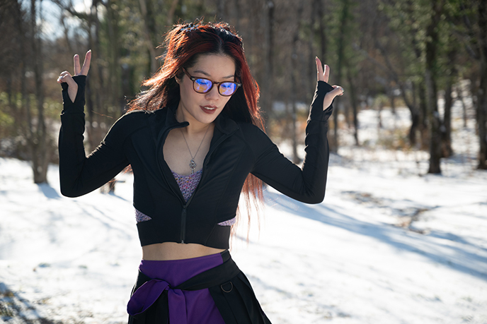 goth japan outfits samurai skirt