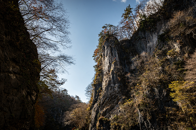 Satetsu River cliffs geibikei 