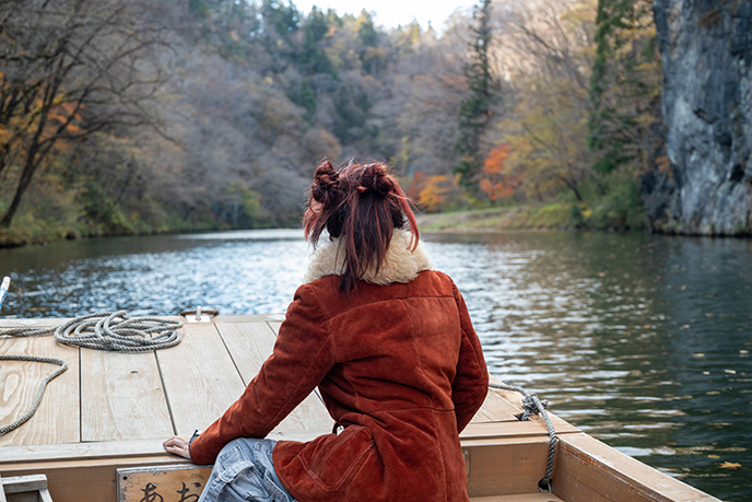 geibikei gorge japan iwate boat ride