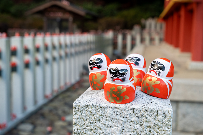 Daruma Temple Katsuoji osaka darumas
