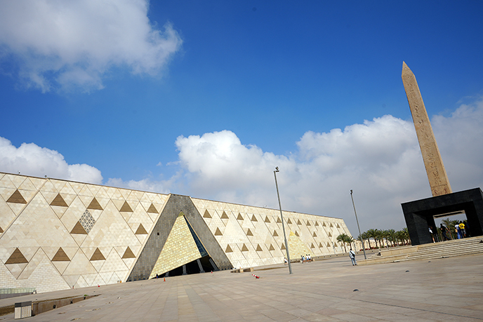 heneghan peng architects grand egyptian museum obelisk