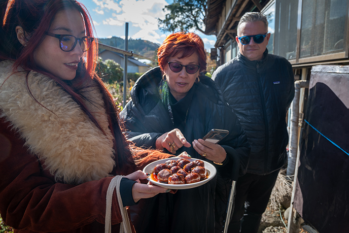 hachimantai iwate farmhouse chestnuts farm cooking lesson hitomi sato