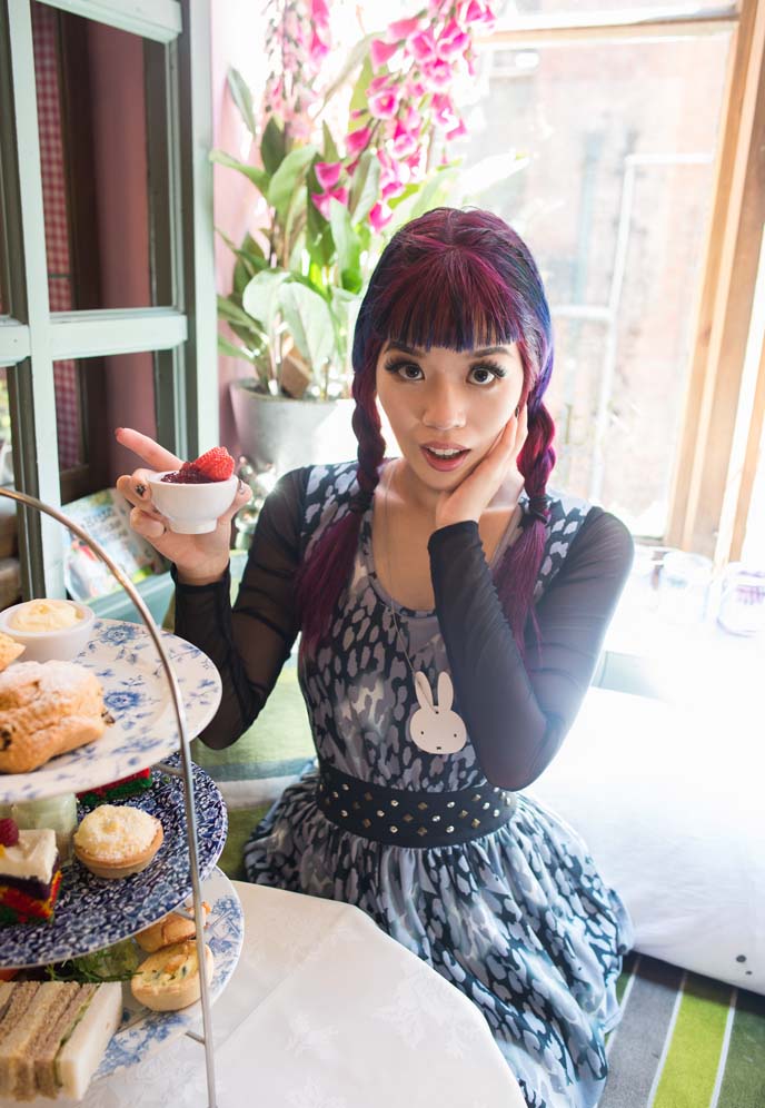 gothic lolita high tea, tea party