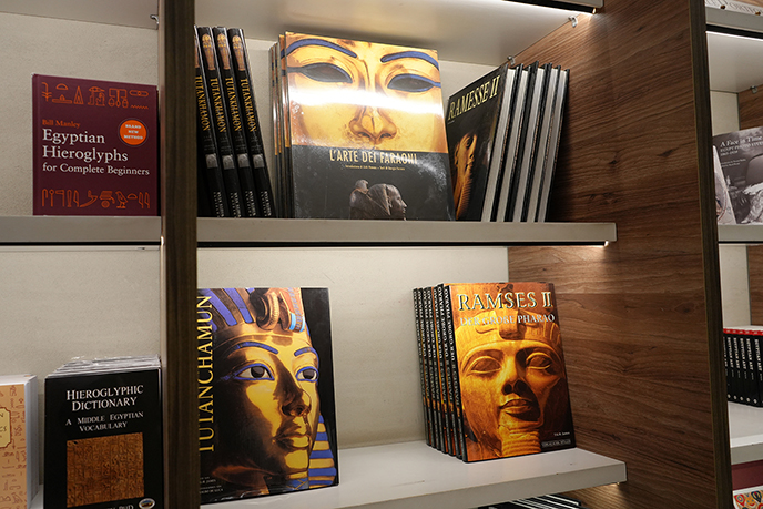 grand egyptian museum bookstore books