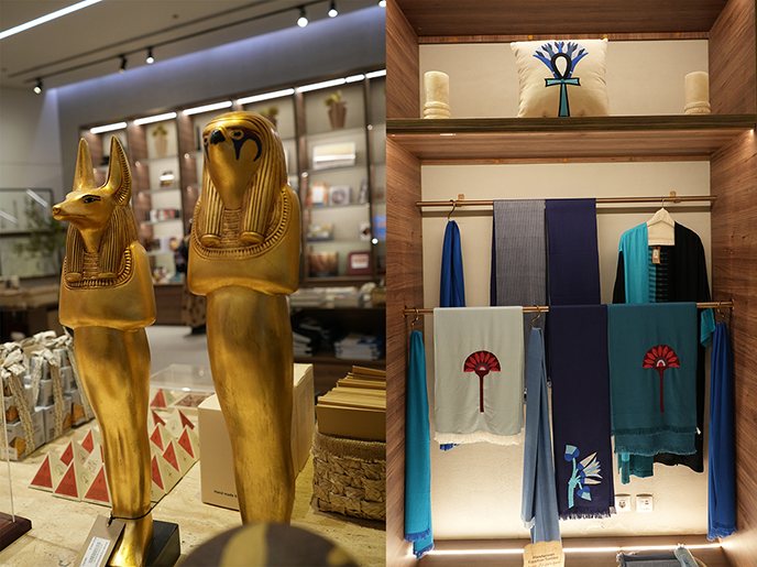 gem shop museeum curators grand egyptian museum 