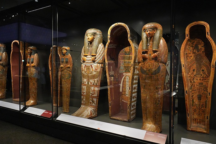 mummification grand egyptian museum sarcophagus dead