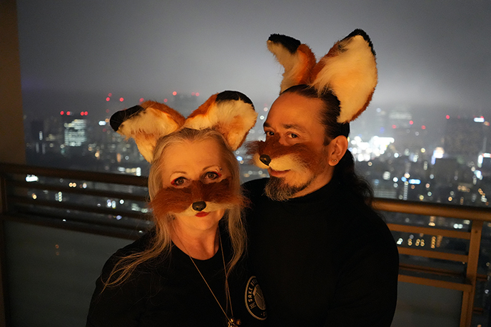 kitsune fox costumes japanese foxes masks makeup
