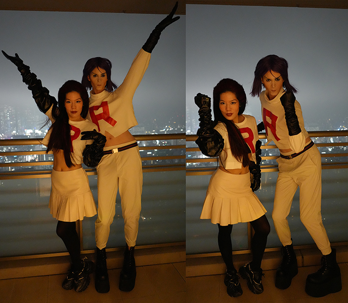 team rocket jessie james couple halloween dress up
