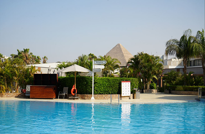 Steigenberger Pyramids hotel pool giza review rating 