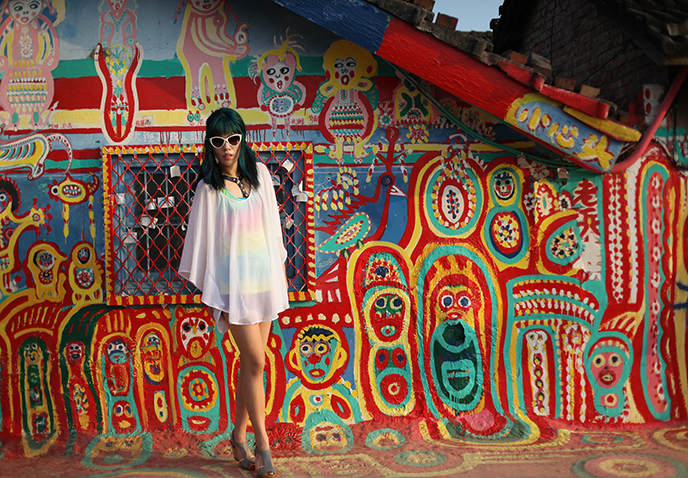taichung taiwan rainbow village grandpa art lgbtq paintings