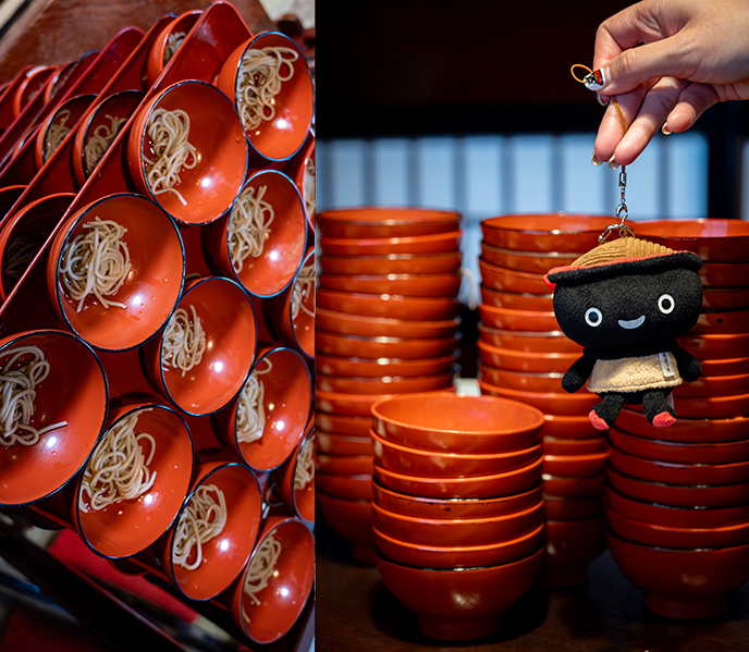 wanko bros soba azumaya bowls mascot