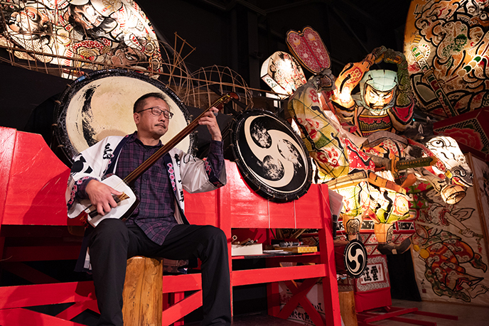 nebuta village hirosaki japan shamisen